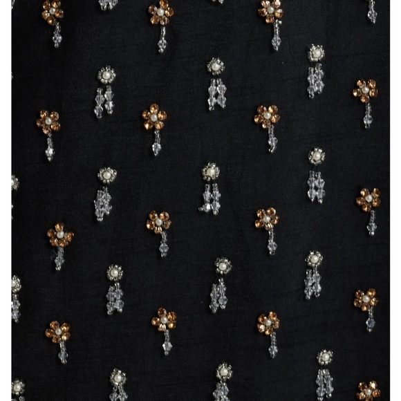 New Sani Payal Embellished Shift Mini Dress in color Black Diamond - Picture 3 of 13